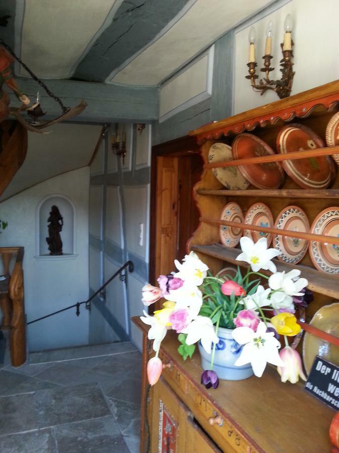Bed and Breakfast Roter Loewe Heiligkreuzsteinach Exterior foto